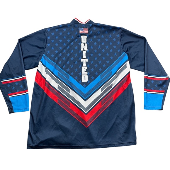 TAKEDOWN 3XL‎ Sportswear Collar Long Sleeve 1/4 Zip 100% Polyester USA - Picture 4 of 4